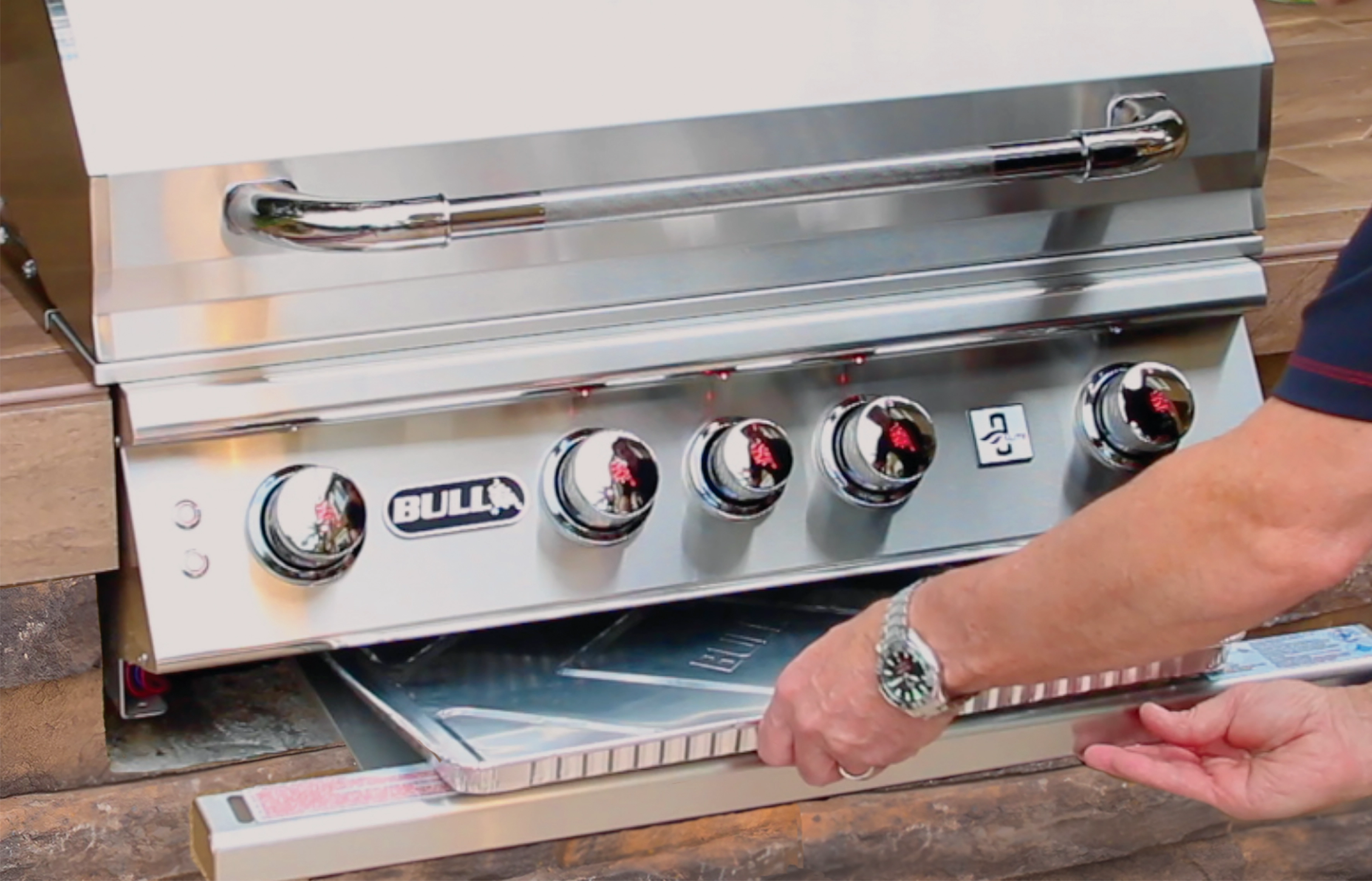 Grease catcher for grill hot sale